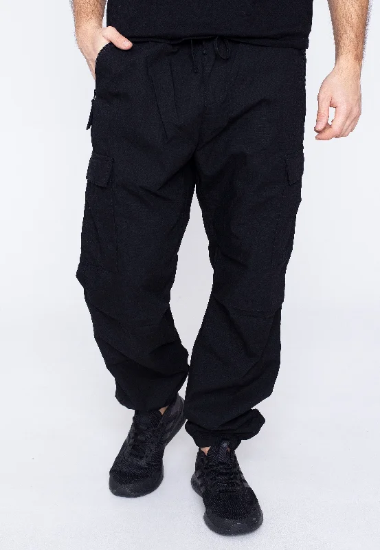 Stretchy sports pant for women -Carhartt WIP - Cargo Black - Sweat Pants