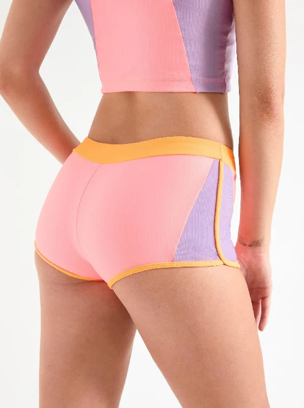 Swimwear for swim lessons -eda bottom pink sand