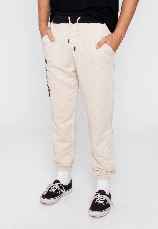 Lightweight sports pant for yoga -G2 Esports - Logo Beige - Sweat Pants