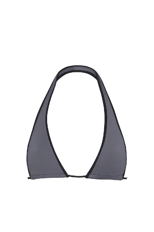 Sports bra for team sports -CHARCOAL BRANDON TOP