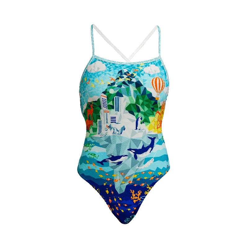 Black swimwear for women -Wildermess | Ladies Strapped In One Piece