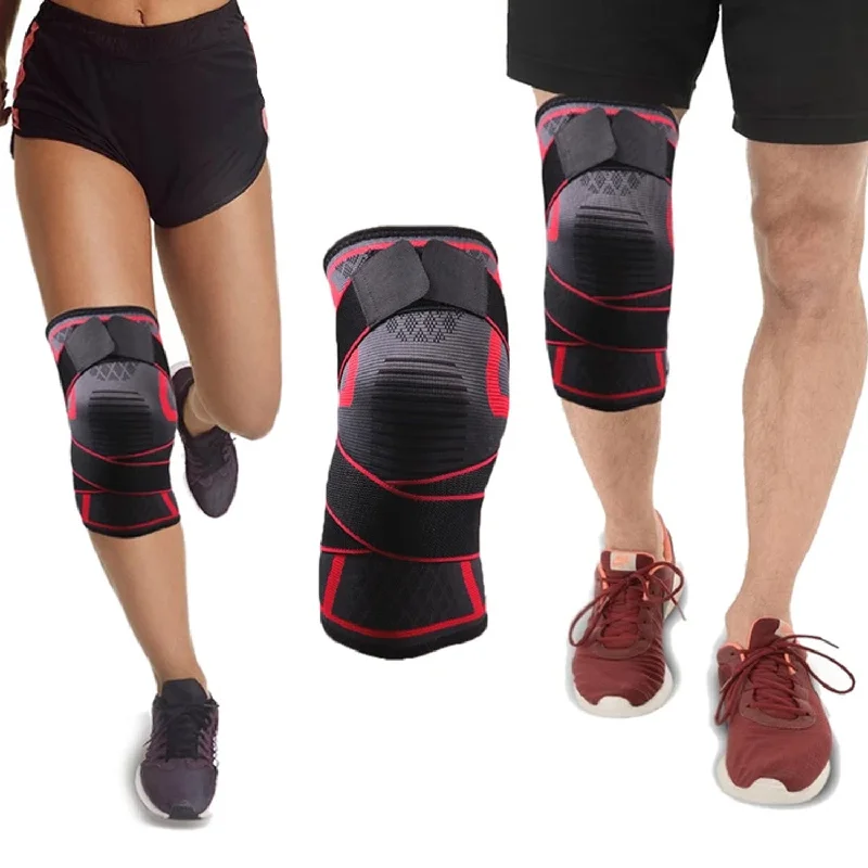 Sports bra with anti-slip -Graduated Knee Support Brace