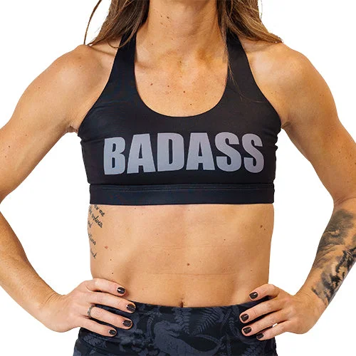 Compression sports bra for yoga -Butterfly Back Bra | Badass