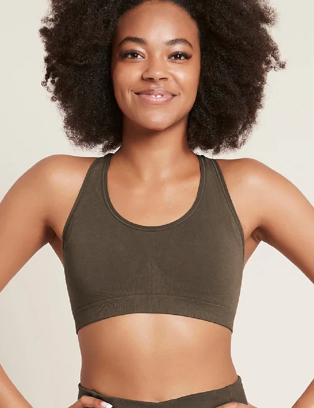 Sports bra with supportive cups -Boody Bamboo Racerback Sports Bra