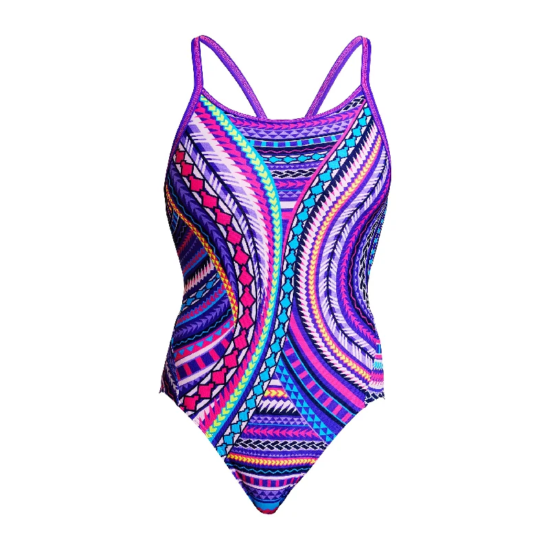 Swimwear for triathlon women -Fantasy Flight | Ladies Diamond Back One Piece