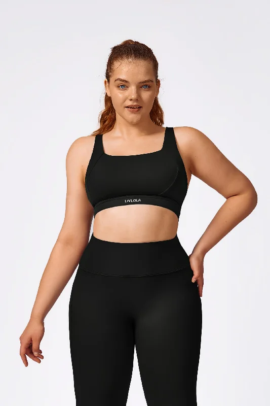 Sports bra with trendy fit -Superset Curvy Crossback Bra