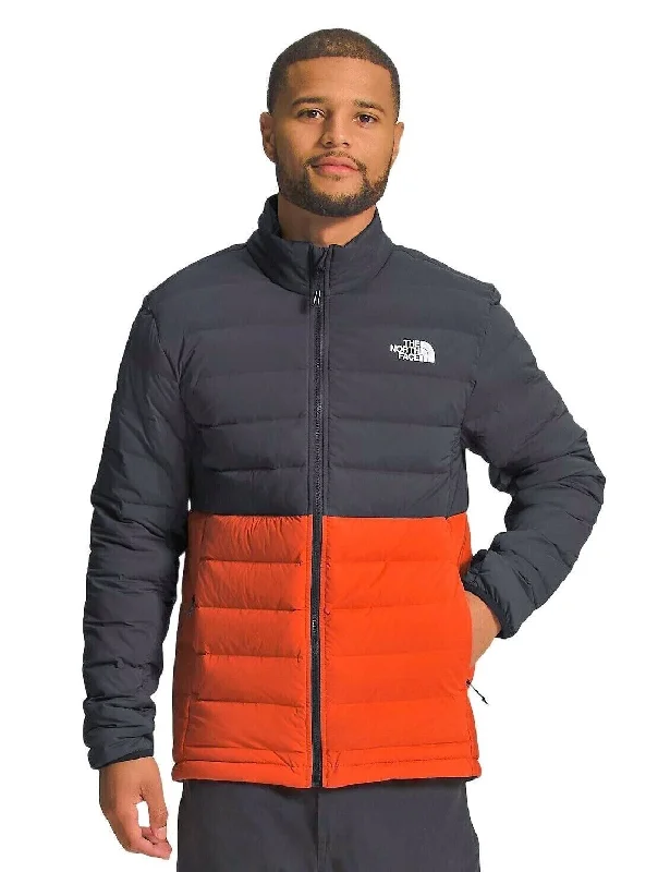 Sports jacket for team sports -The North Face Belleview NF0A7UJFUV2 Men's Black/Orange Down Jacket 2XL DTF470