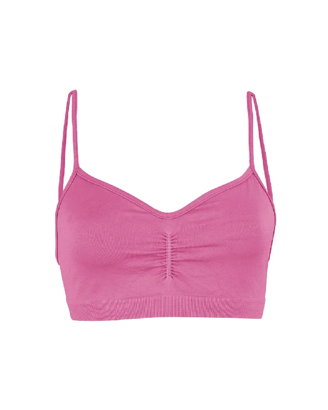 Sports bra for gym sessions -POISE Bra Top | Candy