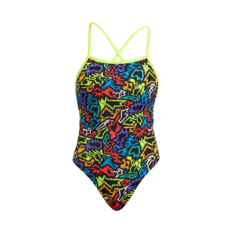 Quick-dry swimwear for women -Funk Me | Ladies Tie Me Tight One Piece