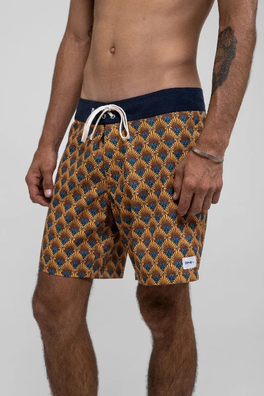 Sports shorts for yoga sessions -Rhythm Cresta Trunk Boardshorts