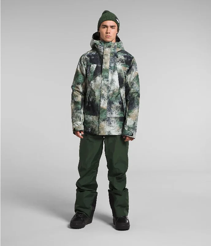 Sports jacket with thumb holes -The North Face Clement NF0A82VO Men's Camo Print Triclimate Jacket 2XL SGN298