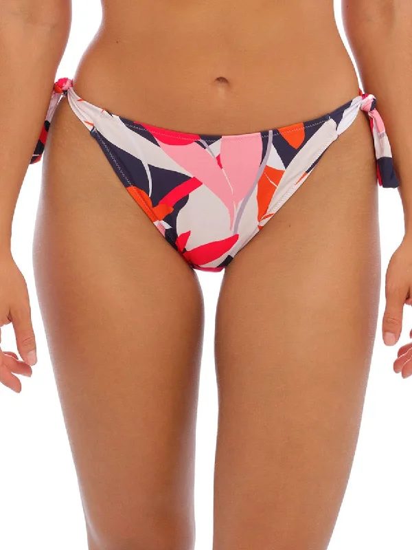 High-waisted swimwear for style -Almeria Tie Side Bikini Brief