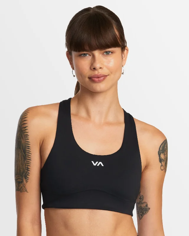 Compression sports bra for yoga -Womens VA Essential Mid Bra