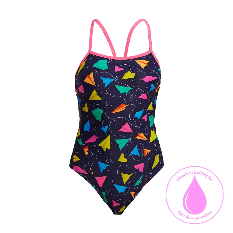 Swimwear for tropical resorts -Fly Bye | Ladies Swim Secure One Piece