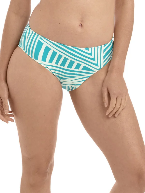 Swimwear with tie sides -La Chiva Bikini Brief - Aquamarine