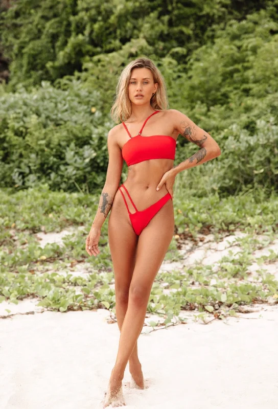 Casual swimwear for lounging -Paraty Red