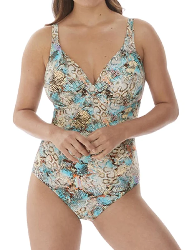 Swimwear for river swimming -Manila Swimsuit - Iced Aqua