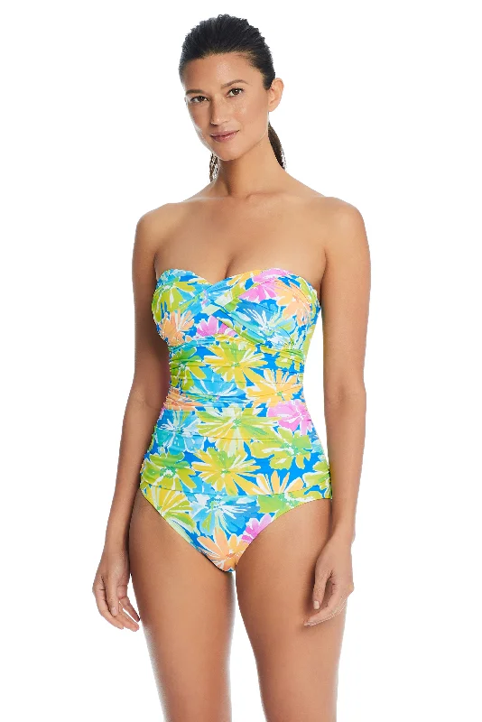 Swimwear for sea swimming -Bleu Rod Beattie Spring It On Twist Bandeau One Piece