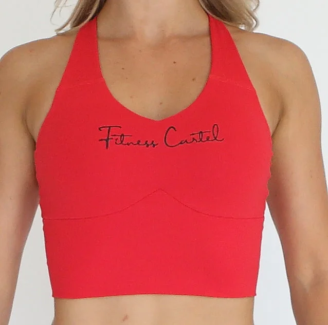 Sports bra with chic print -Aura Bra