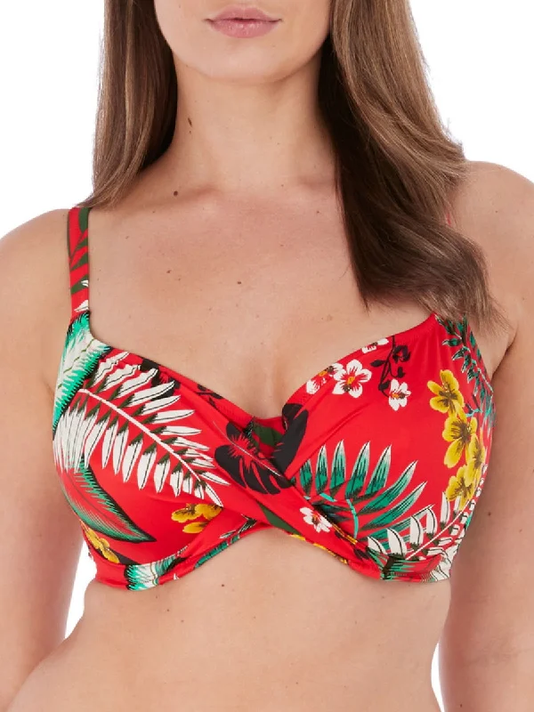 Swimwear with foam cups -Vilamoura Full Cup Bikini Top - Lollipop