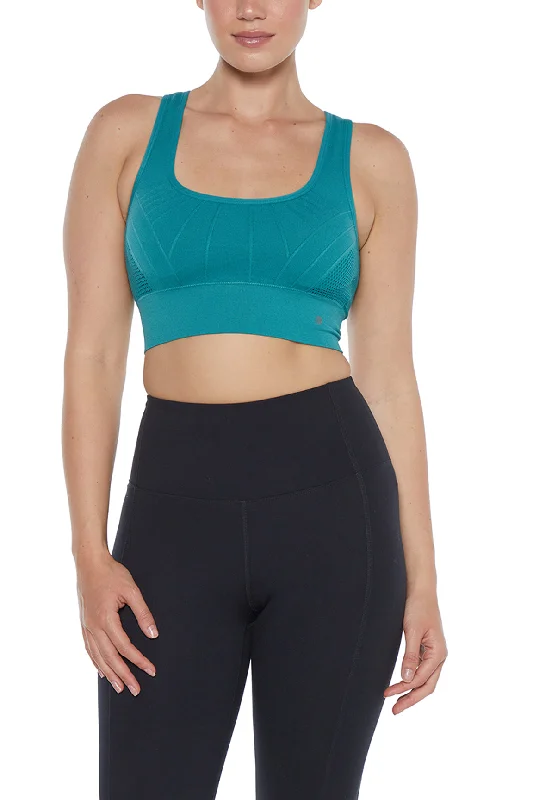 Sports bra with fun colors -Maggie Seamless Sports Bra