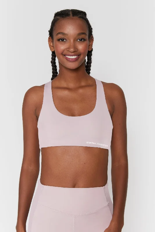 Sports bra with soft padding -Spiritual Gangster Studio Sports Bra Clean - Womens - Rose Quartz