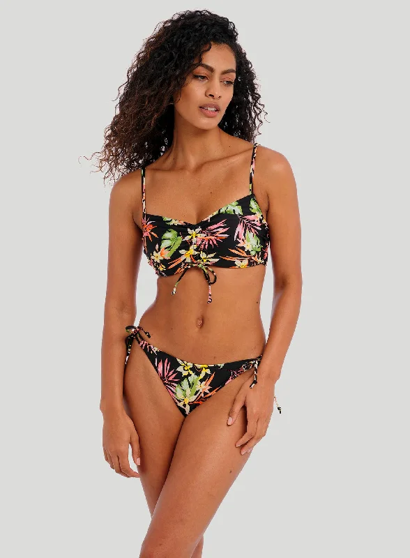 Sports bra with cool colors -Freya Swimwear: Savanna Sunset Underwired Bralette Bikini Top Multi