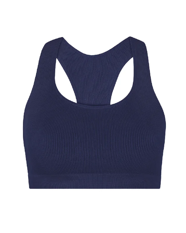 Sports bra for pregnant women -RIBBED ELATED Bra Top | Eclipse