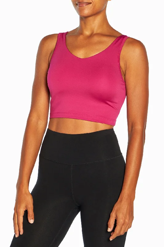 Sports bra with chic straps -Gia Long Sports Bra