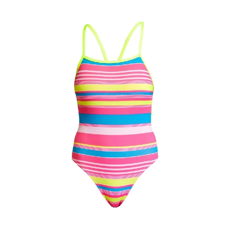 Swimwear for plus-size women -Barbie Blue | Ladies Single Strength One Piece