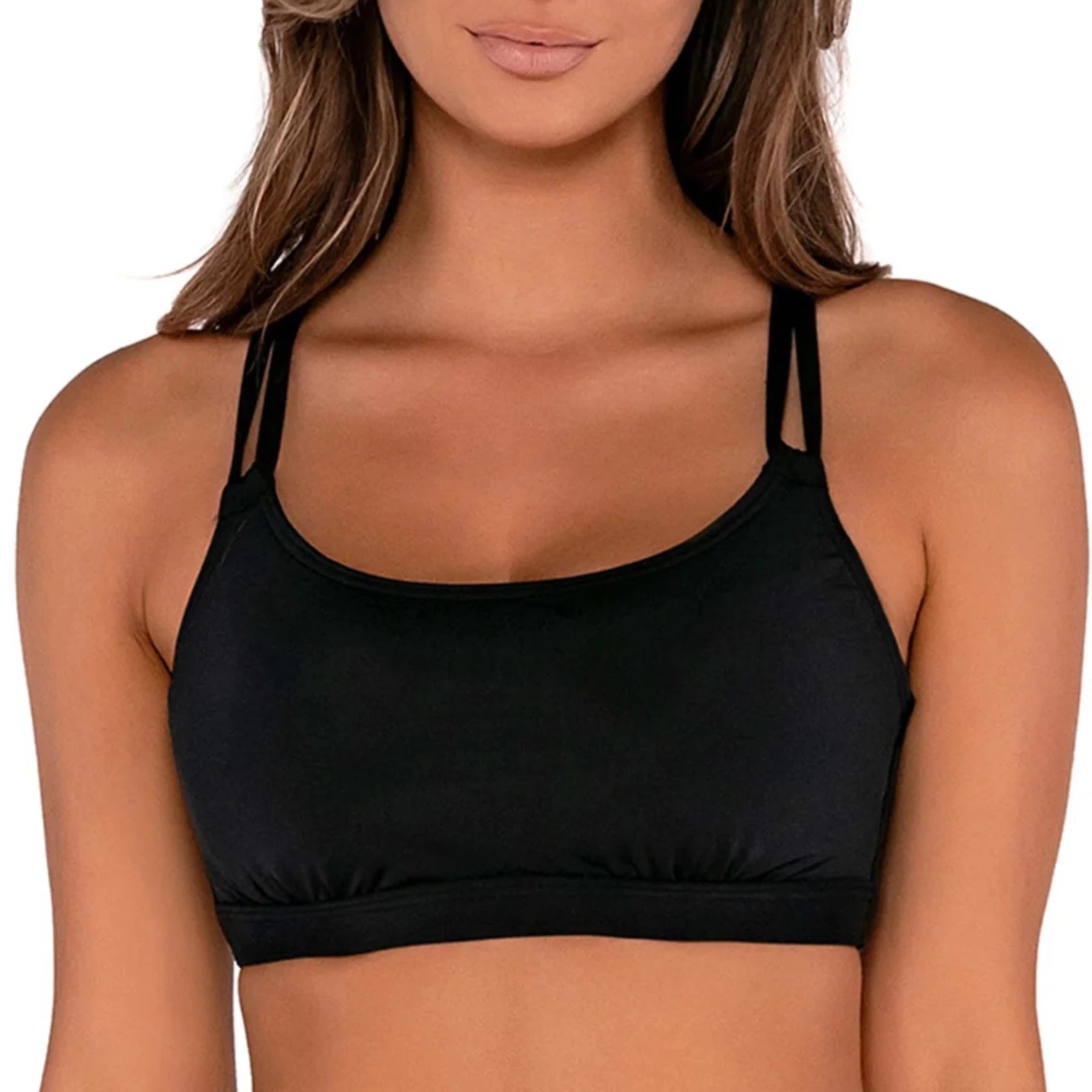 Sports bra for active fitness -Taylor Bralette 56D-DD - Black