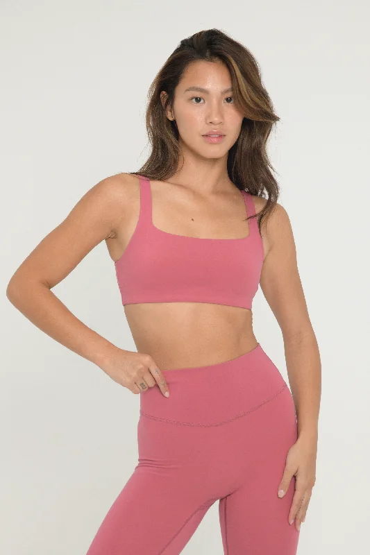 Sports bra with anti-odor -Square Bra  - Punch