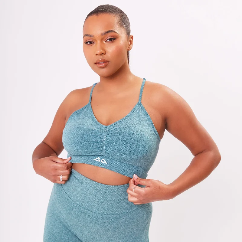 Sports bra for HIIT workouts -The 'Energy' Sports Bra - Teal