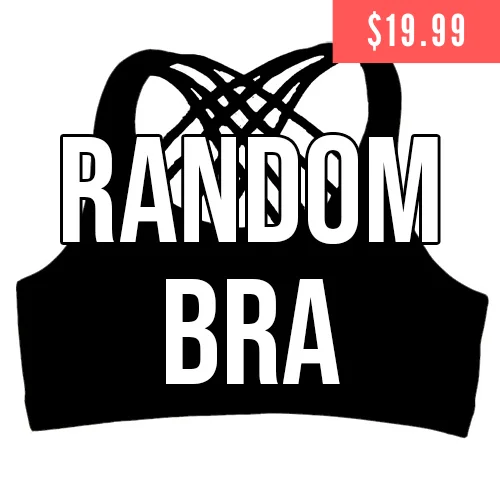 Sports bra with supportive band -Butterfly Back Bra | Randomly Selected