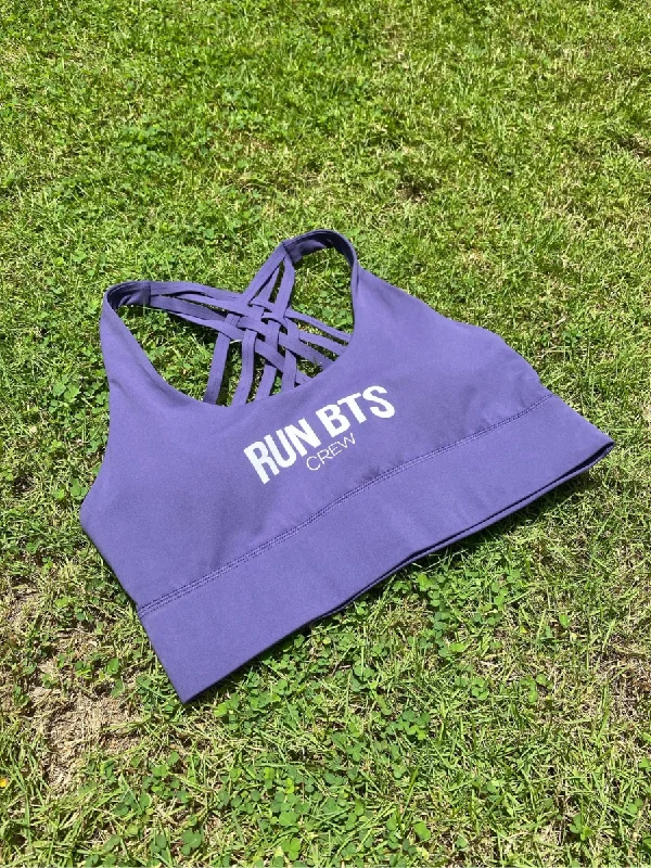 Sports bra with bold straps -BTS : RunBTS Crew Sports Bra