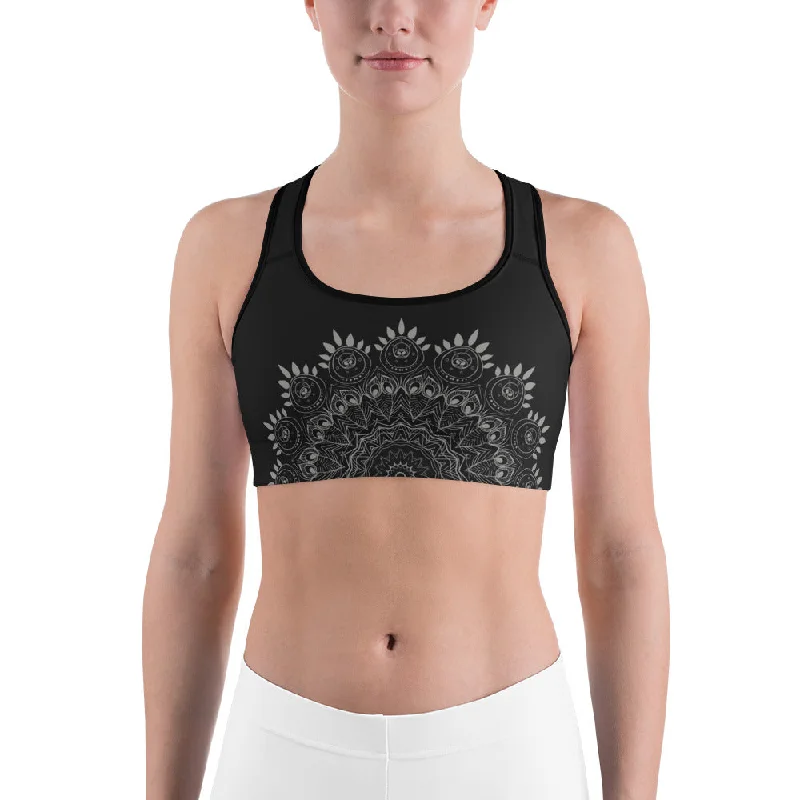 Sports bra with fun print -Ananda Womens Sports bra