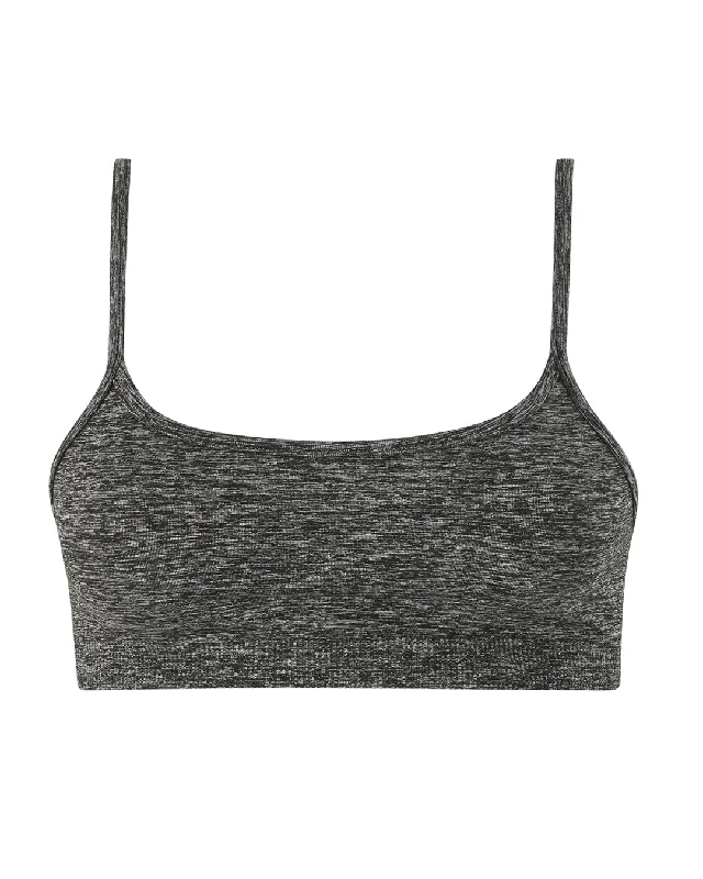 Sports bra with elastic band -SINCERE Bra Top | Marl