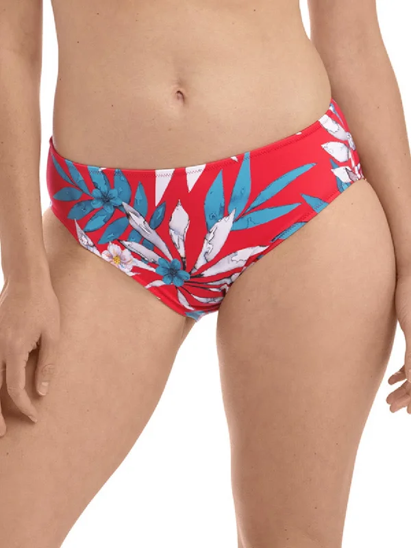 Swimwear for swim practice -Santos Beach Bikini Brief - Pomegranate