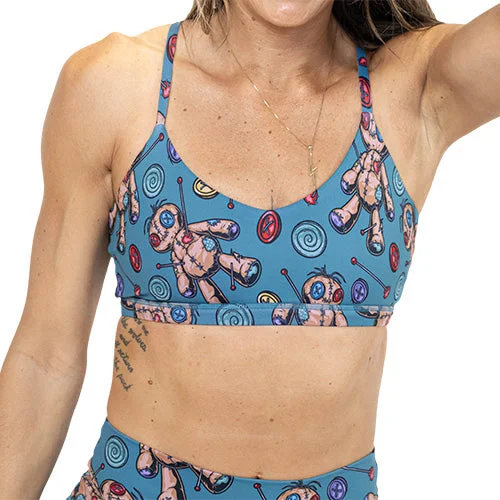 Sports bra with moisture control -Move Free Bra | Voodoo Doll