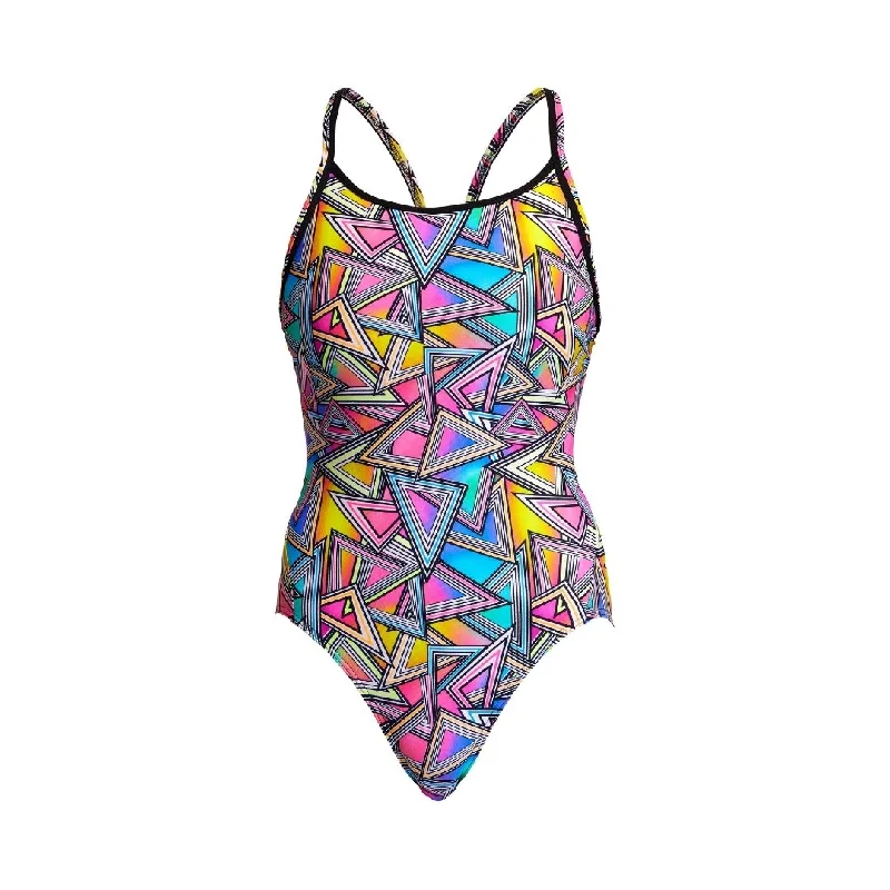 Swimwear for triathlon pool -Prism Break | Ladies Diamond Back One Piece