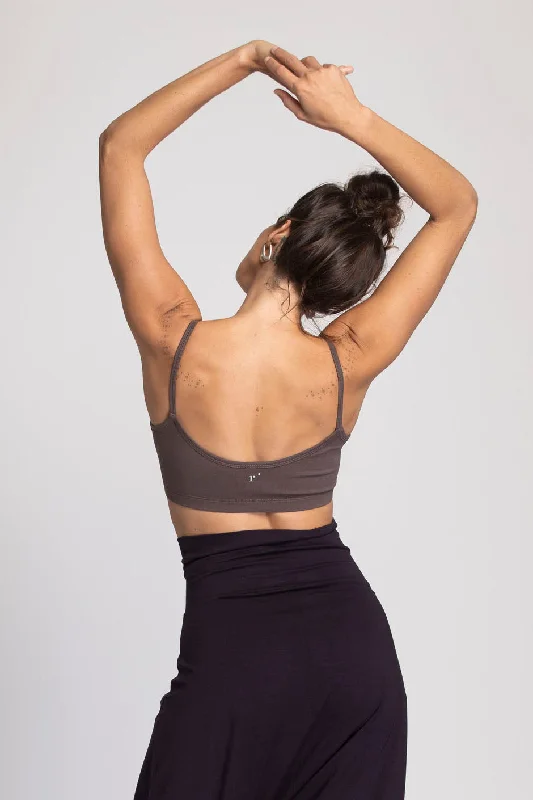 Sports bra with soft cups -Low Back Bra