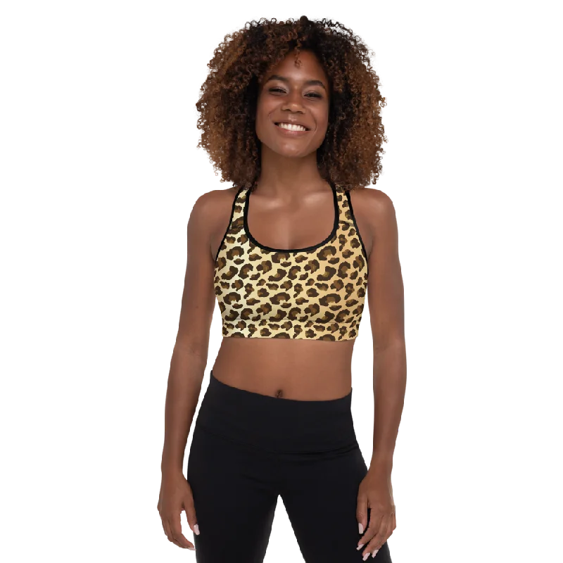 Sports bra for pregnant women -Jaguar Padded Sports Bra