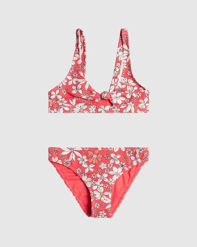 Sports bra for running trails -Girls 8-16 Fab Floral Bralette Set