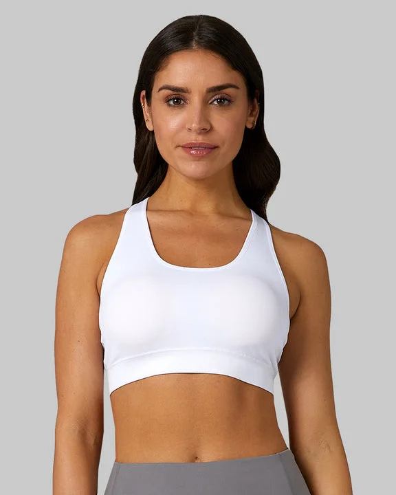 Sports bra with sleek fit -WOMEN'S SEAMLESS RACERBACK SPORTS BRA