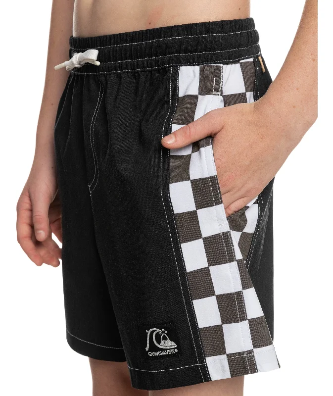 Sports shorts with trendy fit -Quiksilver Original Arch Volley Youth 14" Boardshorts