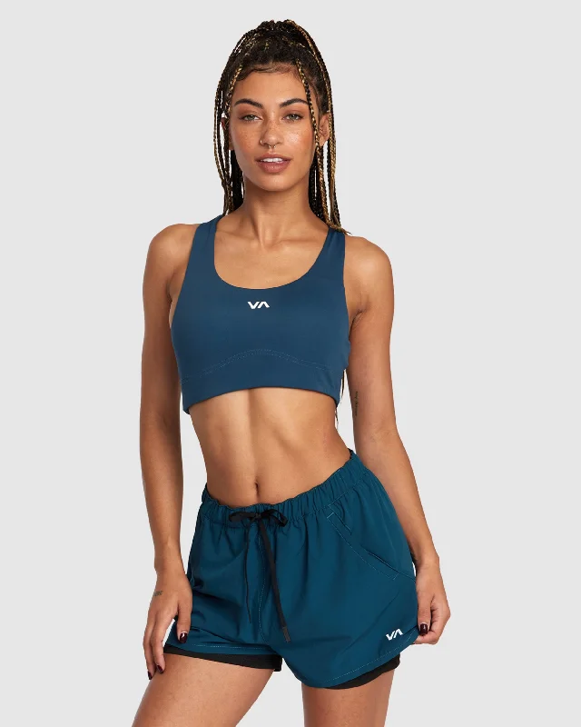 Sports bra with fun print -Womens VA Essential Mid Support Bra