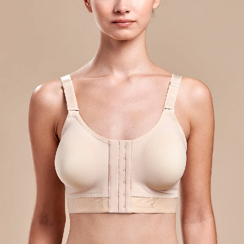 Sports bra for yoga class -Caress™ Low-Coverage Pocketed Bra - Style No. CAR-B11-00, CAR-B11-01, CAR-B11-10, CAR-B11-11 - Beige