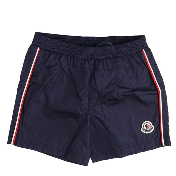 Sports shorts with cool design -Moncler Swim Shorts Navy