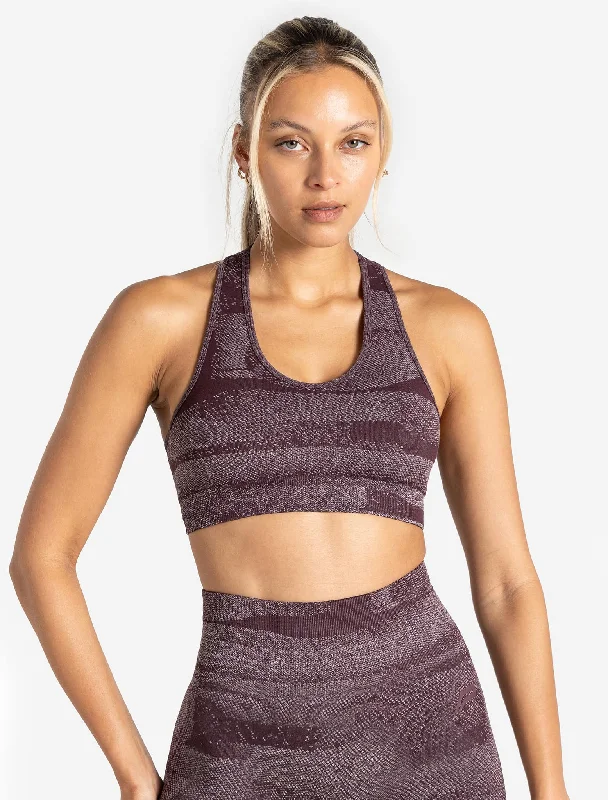 Nike sports bra for women -Boost Seamless Sports Bra - Cherry