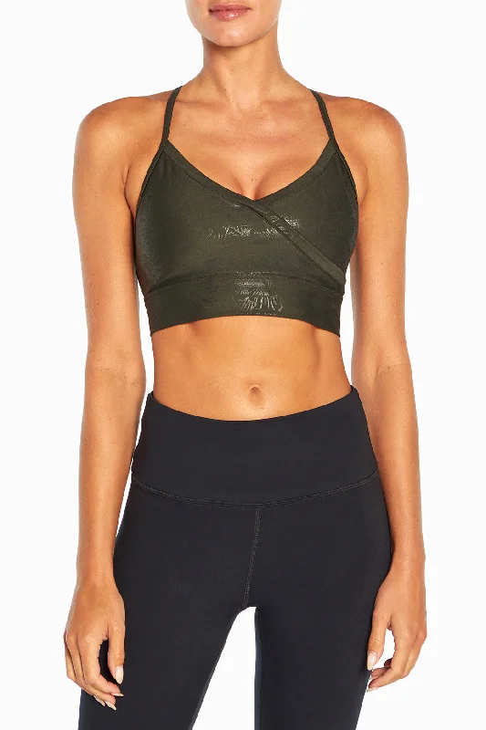 Sports bra with smooth straps -Irene Sports Bra